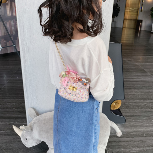 Wholesale Children's Bags  New Leather Little Girl Crossbody Bags Princess Accessories Coin Pouchs Foreign Trade