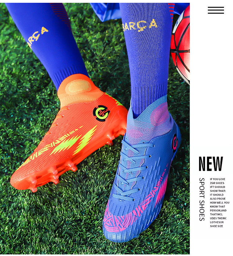 Zapatillas de entrenamiento de fútbol para jóvenes y estudiantes de la élite del Pato Mandarín, zapatillas de clavos largos para hombre, zapatillas deportivas_voghion.com