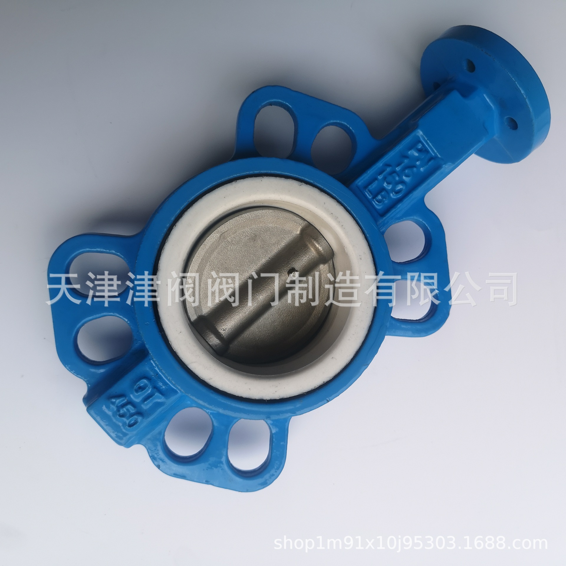 厂家批发天津蝶阀衬氟蝶阀对夹四氟蝶阀 DN80 四氟蝶阀批发