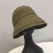 設計師款日本小眾純色復古漁夫帽子潮女春夏水桶帽個性鍾型盆帽