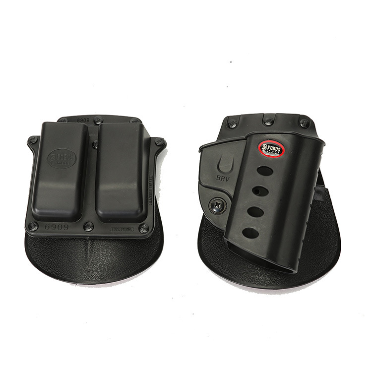 (2개) 야외 전술 빠른 풀 홀더 M92 | G17 | 1911 | P226 | WP99 CS 장비 허리 소매 조합 카폰 소매