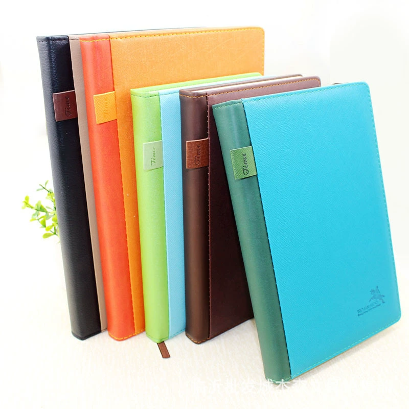 Бизнес-офис классифицированный блокнот PU ноутбук 25K 18K кожаный блокнот рабочие заметки со вставкой для ручки