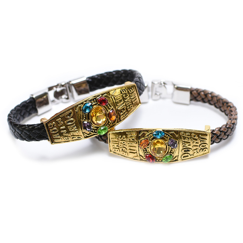 Avengers Inspired Woven Bracelet