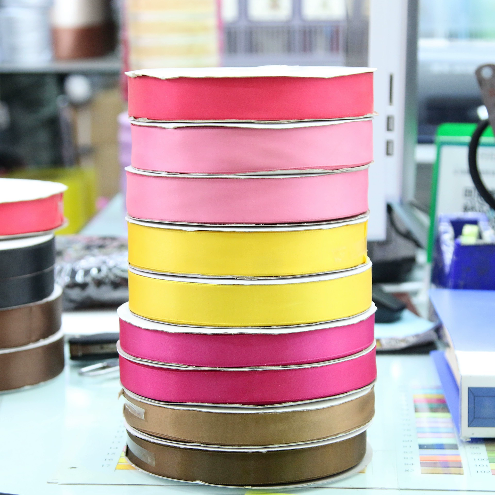 Высококачественный зашифрованный полиэфирный пояс, торт ко дню рождения, Свадебный Праздничный воздушный шар, лента, различный набор поддержки цвета