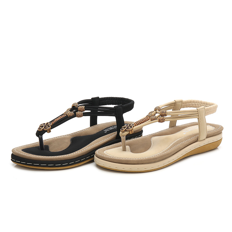 Cross-border supply 2025 new style sandal for women, thick-soled cake, large-sized women's sandal, fashionable Roman style, 36-43 undefined