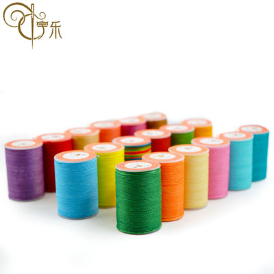 goods in stock wholesale new pattern DIY Hand round wax line 0.45mm Polyester Round Wax Line 3 manual Wax thread Sewing thread
