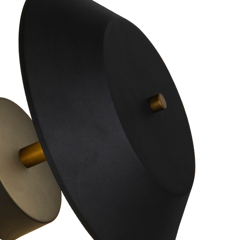 床头灯现代简约创意个性led壁灯客厅过道背景墙灯LED飞碟壁灯