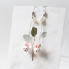 Cute ceramics from pearl, strawberry, summer fashionable short fruit earrings