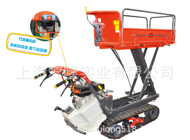 筑水3B53FLDP田园管理搬运机 小型履带运输车 山地农田搬运车