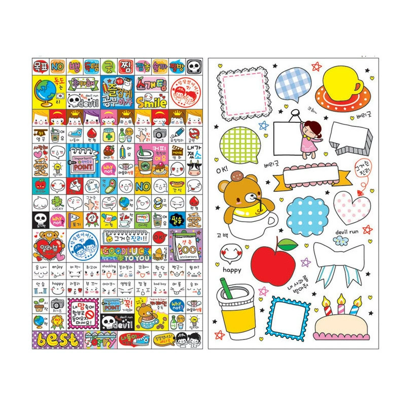 Стикеры Эмотикон DECO DIARY A29 OYFILL 2 Eight Series