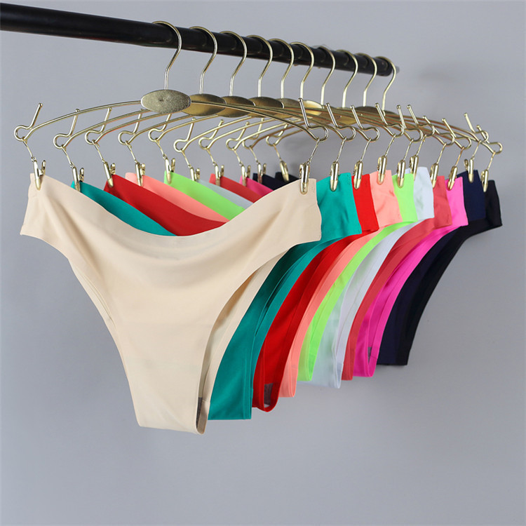 Foreign Trade Women's One-Piece Ice Silk Seamless Adhesive Bikini Bamboo Carbon Fiber Underwear Briefs 2057 Foreign Trade Women's One-Piece Ice Silk Seamless Adhesive Bikini Bamboo Carbon Fiber Underwear Briefs 2057