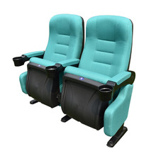 禮堂椅帶杯架舒適3D電影院椅防火布藝影劇院座椅承接工程折疊