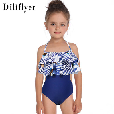 Cross border Specifically for 2020 new pattern children Swimsuit European and American models Flying girl Swimwear factory wholesale