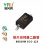 印字肖特基b5819wsod-123二极管