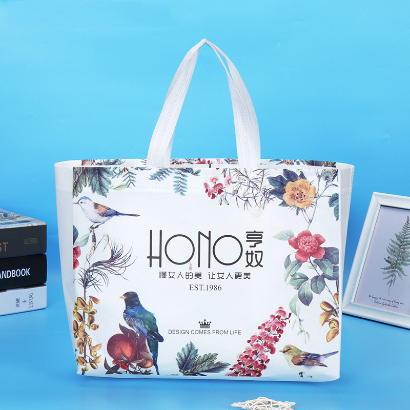 服装店帆布手提袋定做logo 潮流女装帆布购物袋 彩印手提帆布袋