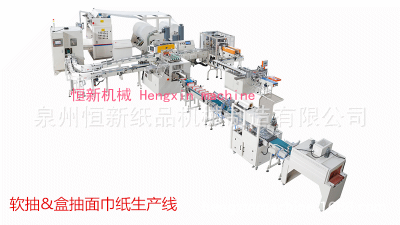 供应盒装抽取式餐巾纸机 全自动绵柔巾抽纸折叠机（盒子包装）