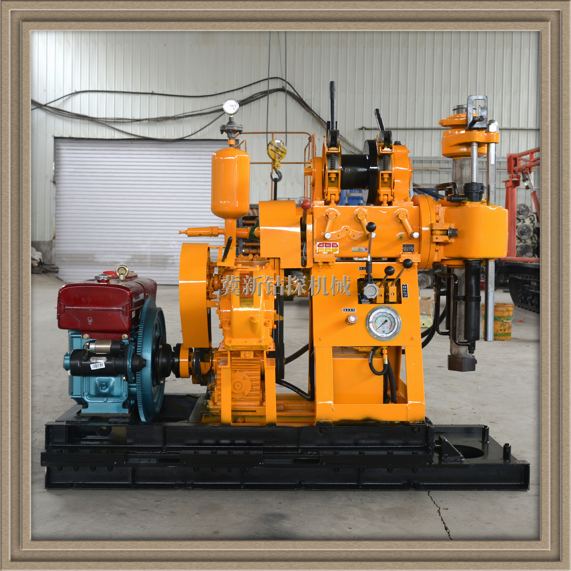 XY-1A移机带160泵农用离合型岩心钻机 150米地质勘探钻机现货销售