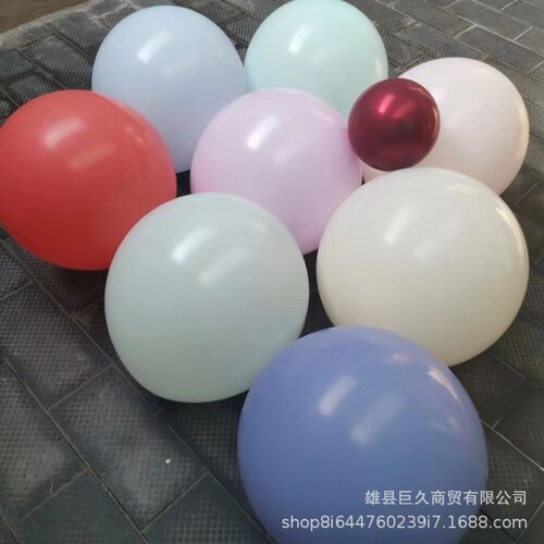 18 inch thickened balloon macaron color round latex ground burst balloon wholesale wedding wedding party decoration balloon