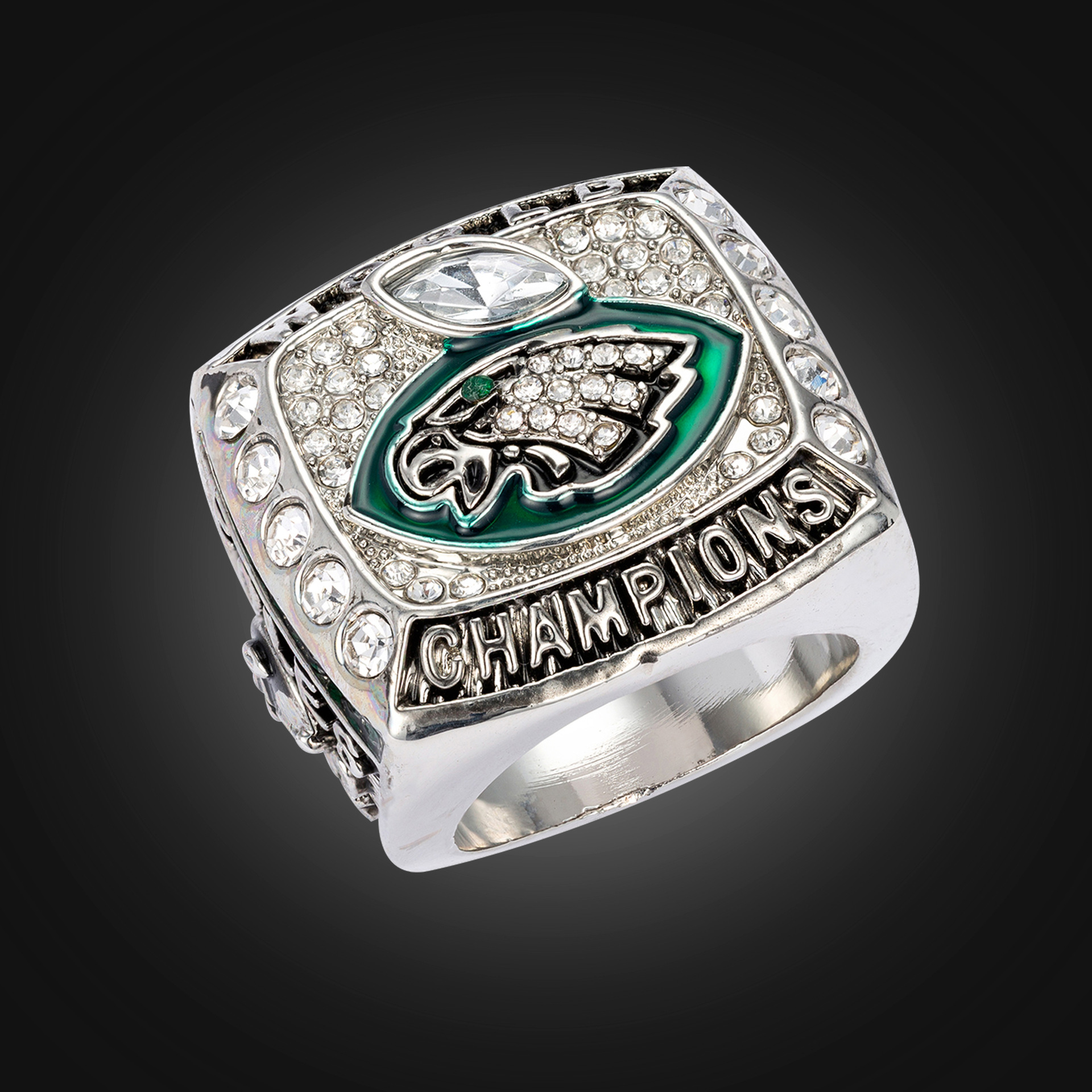 欧美创意款NFL动物2018费城老鹰队戒指WENTZ FOLES 跨境爆款配饰