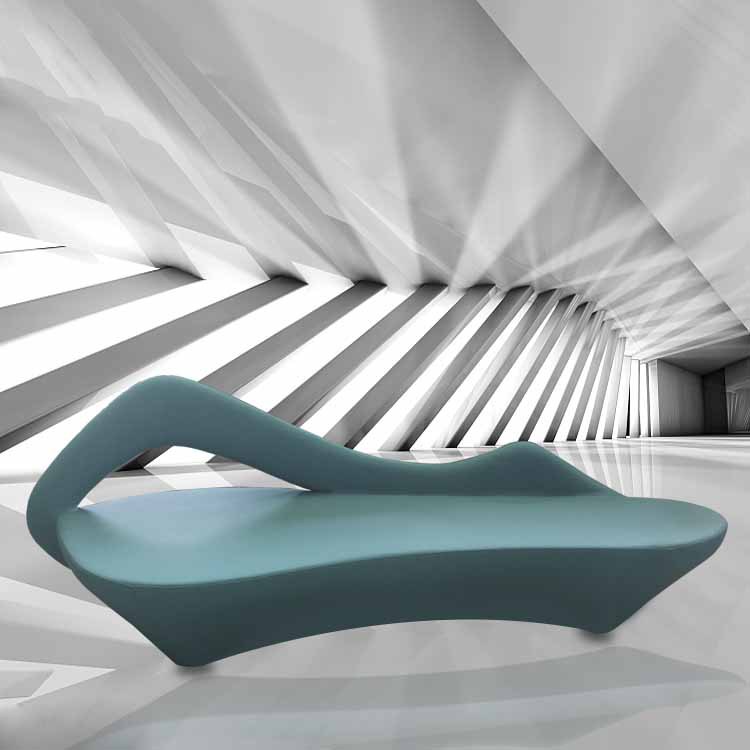 软包定制商场创意美陈玻璃钢休闲椅异形多人座椅组合简约造型凳子|ms