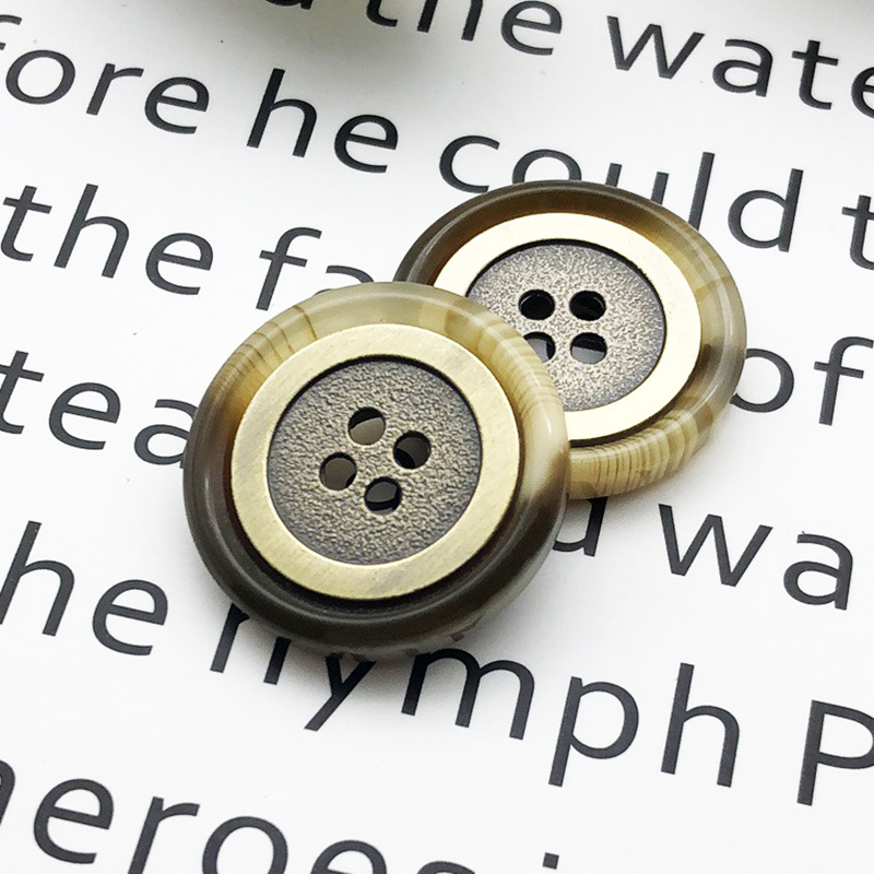 树脂纽扣 男装 女士 大衣扣 风衣扣 DIY饰品配件 西装扣 衣服服装详情图7