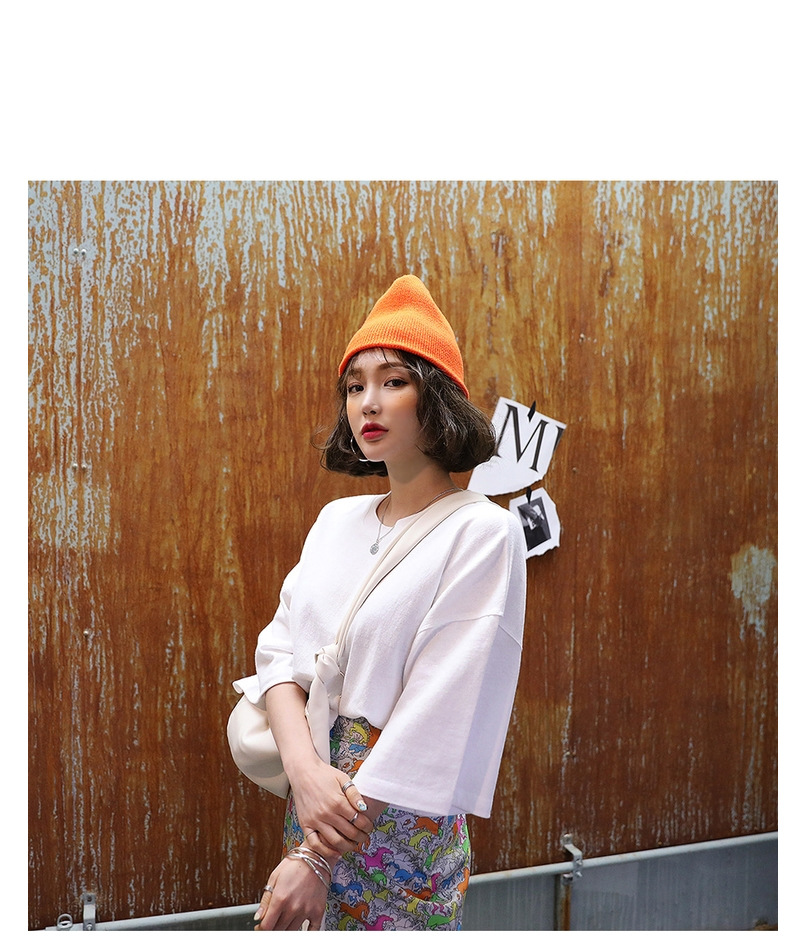 126g Weight Wool Cap Hats Type Daily Occasion Acrylic Material Solid Color Pattern Winter Season Women'S Gender Sewing Design Simple Style Style Crimping Rim Women'S Simple Style Solid Color Sewing Crimping Wool Cap 9