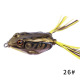 Lifelike Frog Lures 10 colors Soft Plastic Frog Lures  Fresh Water Bass Swimbait Tackle Gear