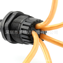 尼龍多孔電纜接頭   多孔電纜固定頭  防水格蘭頭 塑料防水接頭