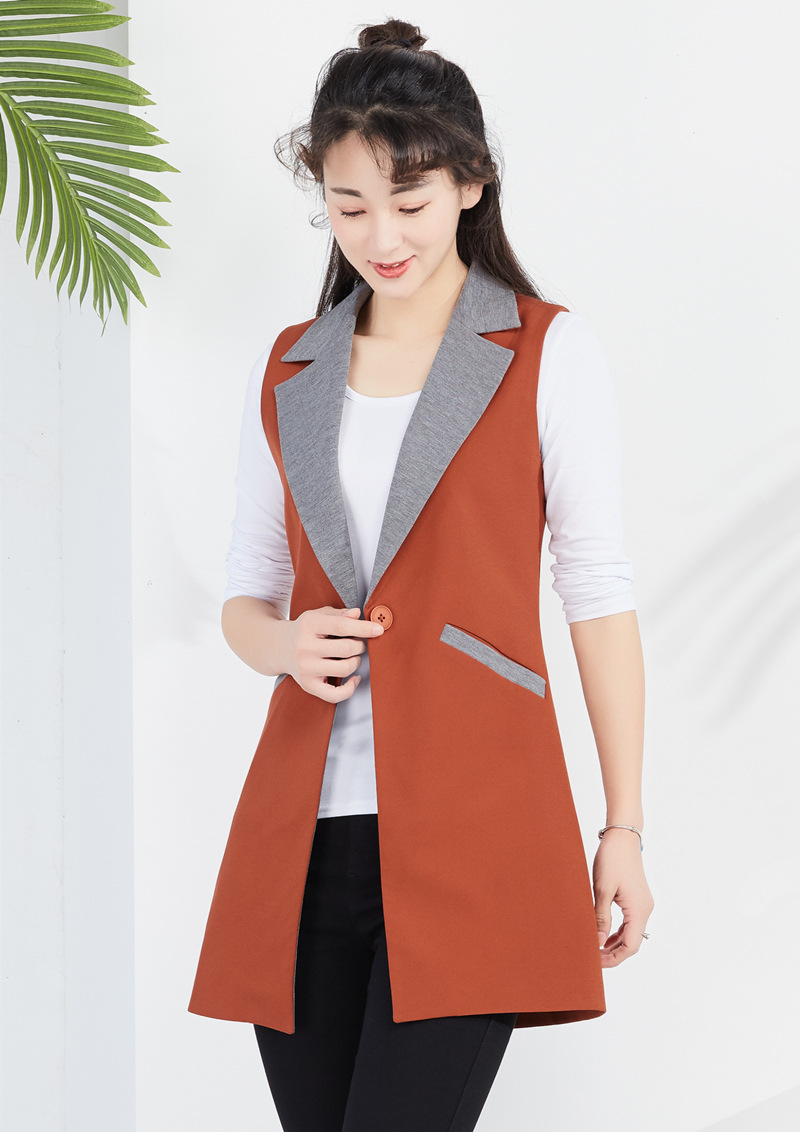 Gilet femme en Mélange de fibres chimiques - Ref 3316204 Image 39