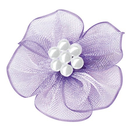 Yao Ming cinta de poliéster DIY pequeña flor ropa interior decoración hecha a mano cinta flor horquilla Decoración Accesorios