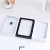 Ring, box, square plastic stand