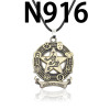 Jojo's wonderful adventure battle to help Chengtaro Shi Ghost Noodles on the shore exposed pentagram badge necklace