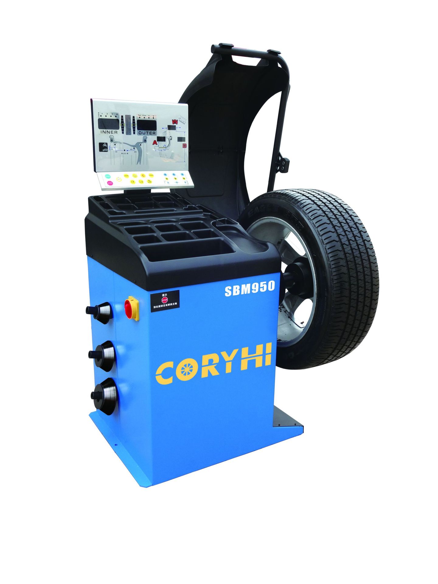 厂家直销 自动轮胎平衡机 轮胎动平衡机 小型轮胎平衡机 SMB950|ms
