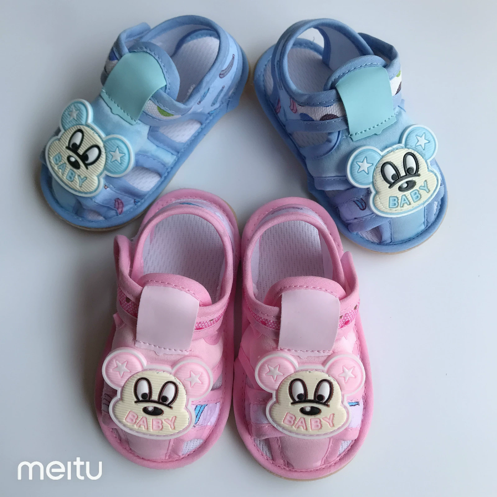 Детская обувь Xiaoningbao tbottomon, новинка 2019, детская обувь с большими ушками и Микки Маусом, обувь для малышей