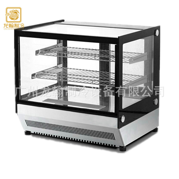 2019 New Luxury Desktop Fresh-keeping Cabinet Refrigerated Display Cabinet Refrigerated Air-cooled Table Type Duck Neck Exhibition