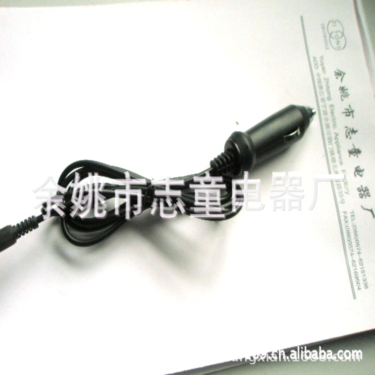 供应UL美式点烟器螺旋线车载车充pu子弹头胶木UL美式点烟器弹簧线