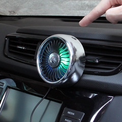 Car Flash F102 Car USB Fan Vent Instrument Creative In-Car Car Accessories