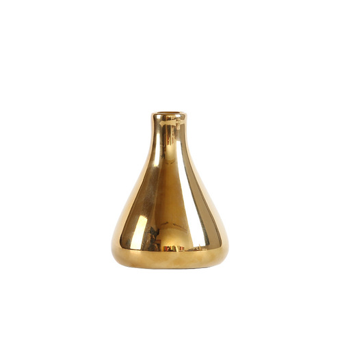 American Nordic ins ornaments creative golden ceramic vases flower utensils home living room decorations flower inserts