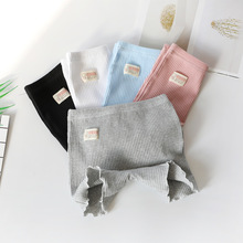 女童安全裤防走光女孩子加裆打底裤95棉螺纹宝宝短内裤儿童三分裤