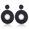 Fashionable universal earrings, European style, suitable for import, city style, simple and elegant design