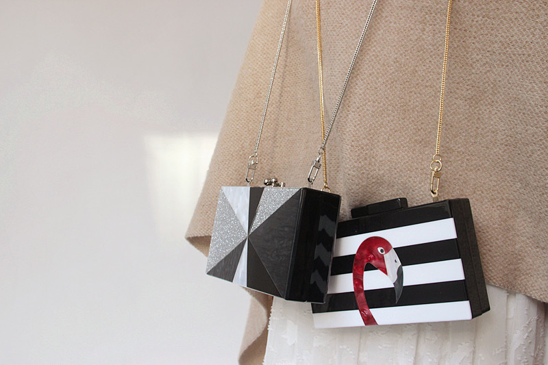 Solid Color Pattern All Seasons Metal Solid Color Single Shoulder Strap Bag Chain