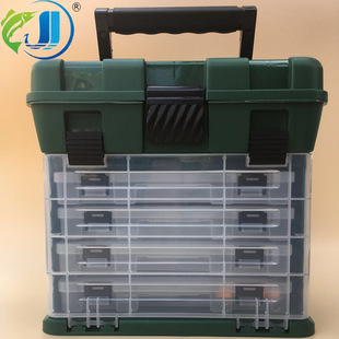 Box storage accessories storage multifunctional portable multi-layer fishhook fishing line box feed box small function box spool box
