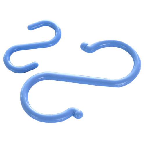 Tu Xuan colorful plastic S-shaped door behind small hook kitchen hook creative bathroom nail-free hook wardrobe clothes S hook