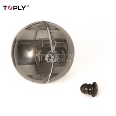 Mini European style fishing bait feeder with floating ball automatic rotation and feeding device, suitable for lake fishing and wild fishing.