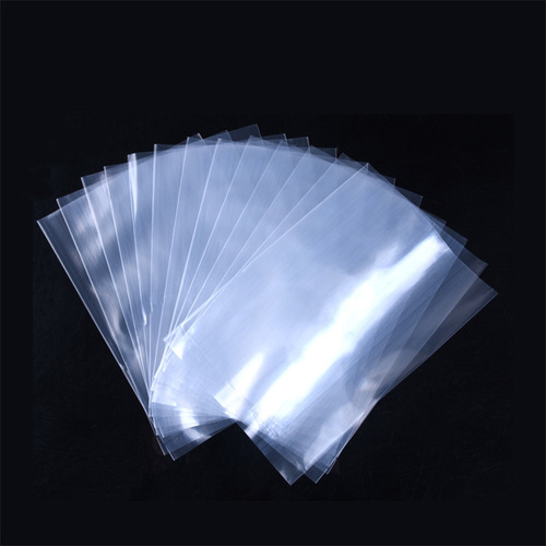 Transparent PE flat pocket plastic open-mouth adhesive bag high-pressure inner membrane bag food packaging bag moving bag bedding anti-dust bag