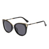 Fashionable sunglasses, glasses, cat's eye, European style