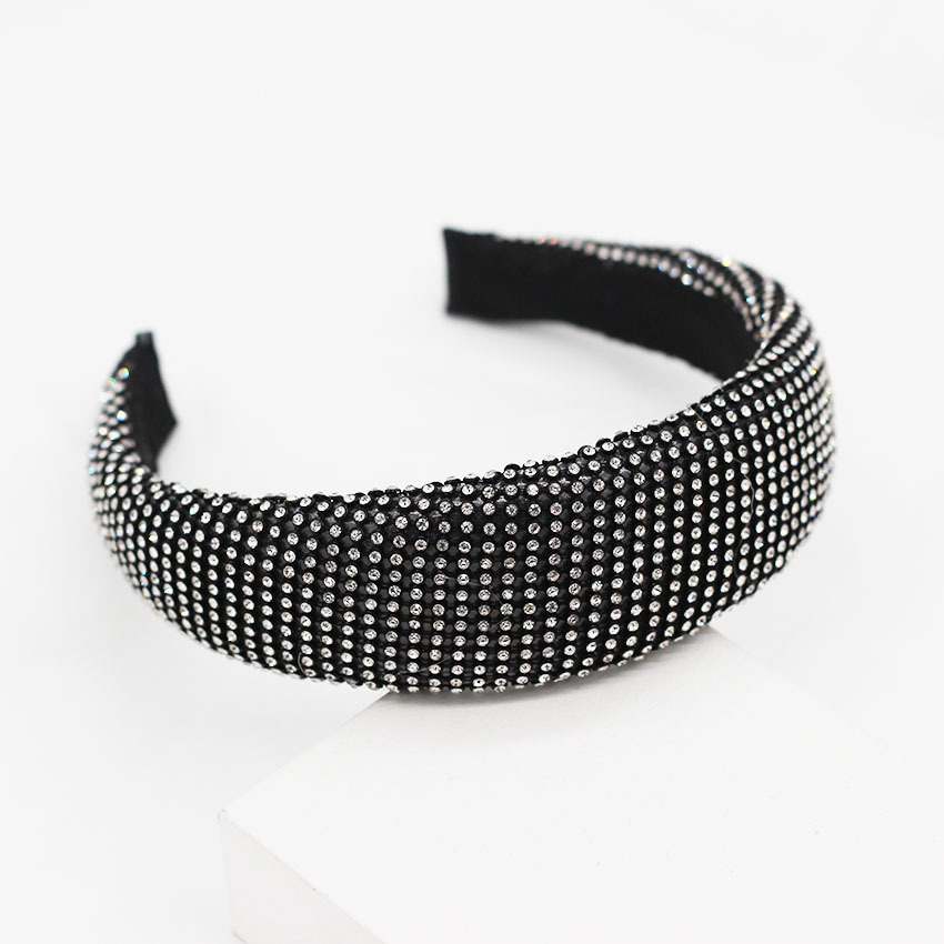 New European And American Baroque Full Diamond Three-color Wild Temperament Headband display picture 5