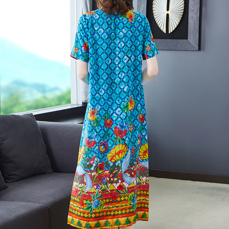 Robe femme REVIENNE BAY  RUIFEN en De la soie - Ref 3328028 Image 4