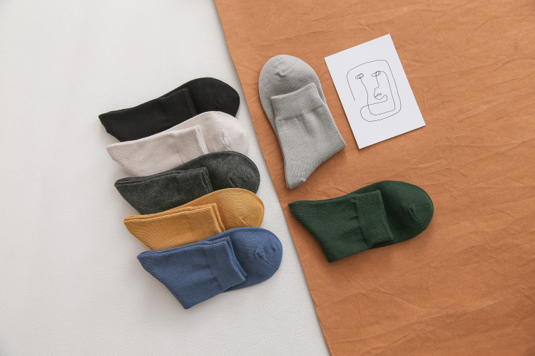 pure color cotton men s socks NSFN40095