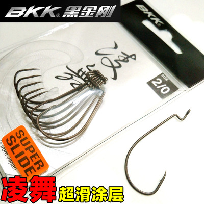 BKK Dance Thin strips Crank hook Superlubricity coating Mandarin Striped bass White strip Alice mouth Designed to kill